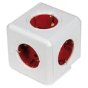 Powercube 4-way socket cube + USB port