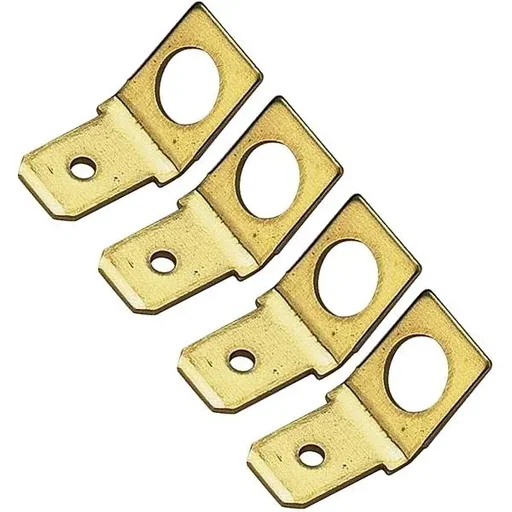 "Battery adapter from M5 to 6.3 mm - pack of 4 (suitable for 2 batteries) image"
