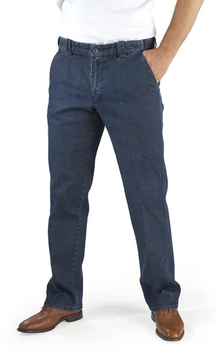"Jeans with comfortable waistband, color bluestone, size 28 image"