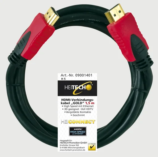 "HDMI connection cable "Gold", 5m image"