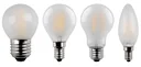 Retro LED lamp with 7 watts, E27, warm white, matt