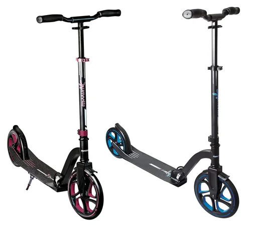 "Aluminium Scooter Pro, kick scooter, 250/215 mm, ABEC 7, height adjustable, blue image"