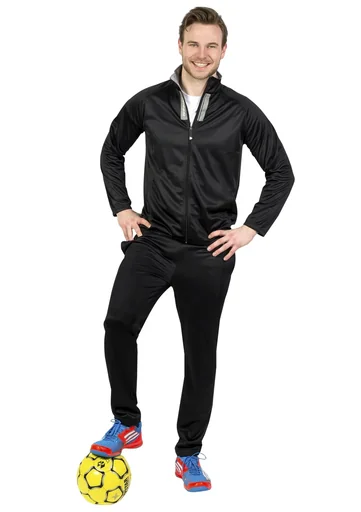 "Tracksuit, 2-piece, black/grey, size L image"