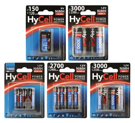 "Power Solution Micro (AAA) NiMH Akku Typ 1000 (mind. 800 mAh) - 4 St image"