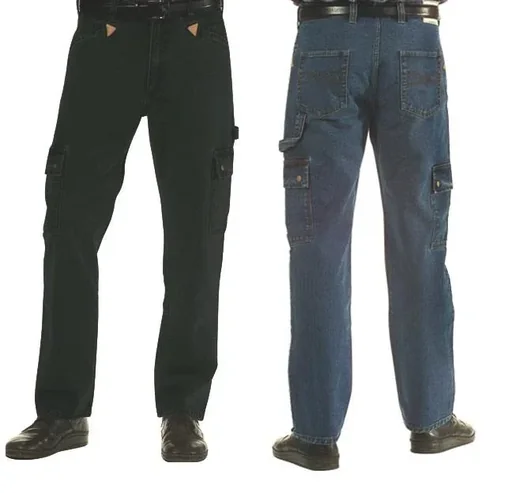 "Worker jeans with guild corners, color black, size 60 image"