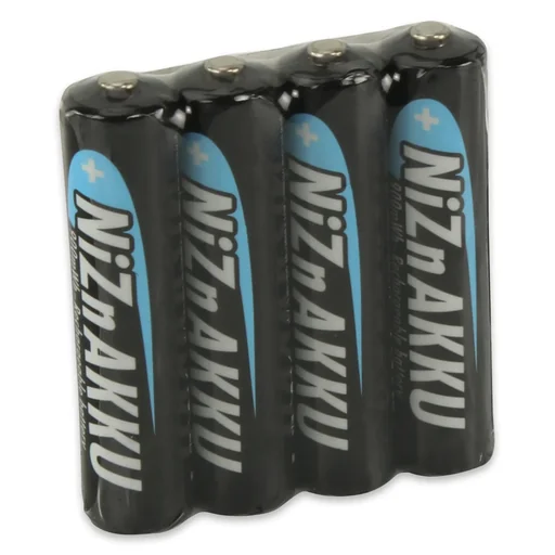 "NiZN Mignon (AA) Battery with 2500 mWh - 4 Pieces image"