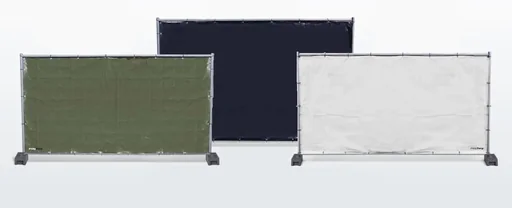 "Construction fence tarpaulin PolyTarp 160, green image"
