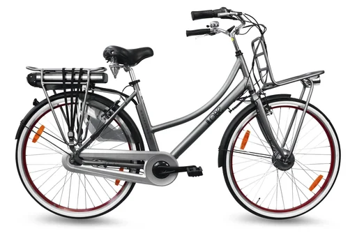 "Women's city e-bike, 28 inches, frame height 50 cm, 7-speed hub gear, grey, Rosendaal 3 Lady, 13Ah image"