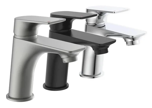 "Basin faucet "BOSTON", matt black image"