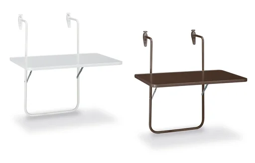 "Balcony hanging table "Boy" - white image"