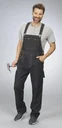 Stretch dungaree jeans, color black, size 25