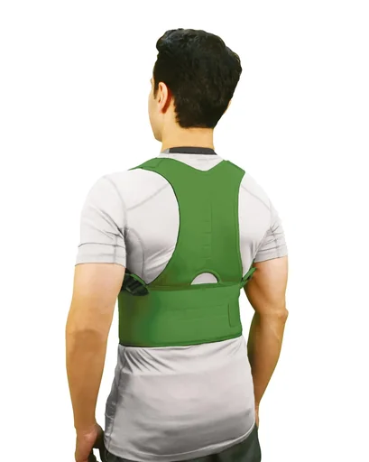 "Posture posture belt, size S/M, waist circumference 63-93 cm, green image"