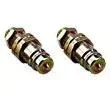 "Hydraulic connector bulkhead thread, 25 mm long thread, 2 pieces image"
