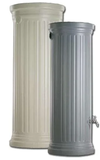 "Column tank / rain barrel "CLASSIC line", sand beige, 1000 liters image"