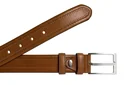 Leather belt, brown, size 95