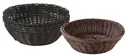 Korb, rund Profiline", braun, Ø 29 cm, H: 7 cm