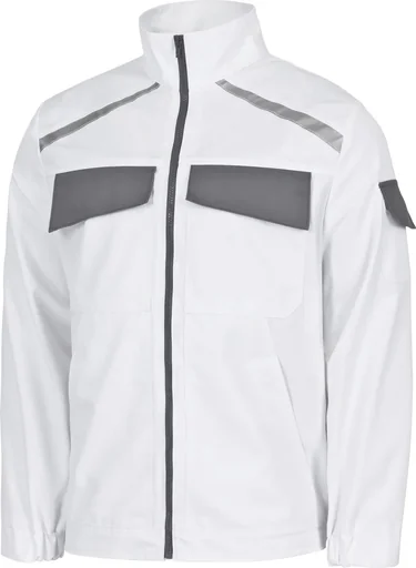 "EXTREME work jacket, white-grey, size M image"