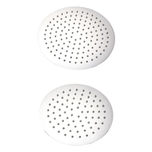"Shower head Ø 20 cm rain shower made of stainless steel with 1 jet type G1/2 individually usable image"