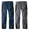 Trousers with reflective piping, anthracite/black, size 60