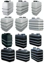 Space-saving tank 2000 L, black