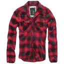 Checked shirt red/black, size M
