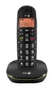 Analog DECT telephone PhoneEasy 100w black with phone book up to 20 entries