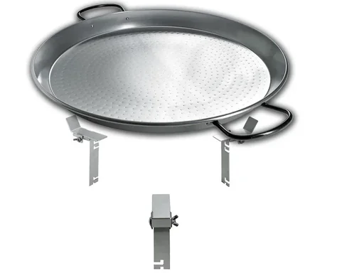 "PAN BBQ Set - for Smokin Pizzaring: 57 cm - the XXL pan for paella, potato pancakes and much more image"