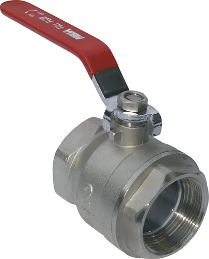 "Brass ball valve, 1'' internal thread image"