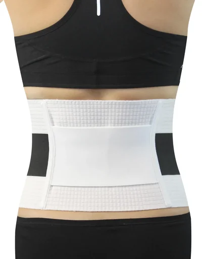 "Back support belt "Extra Strong", white image"