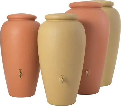 "Rain amphora, rain barrel, "CLASSIC line", terracotta, 300 liters image"
