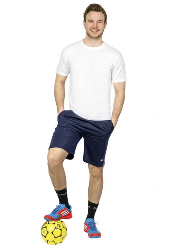 "Leisure shorts with 2 side pockets, color navy, size 2XL image"