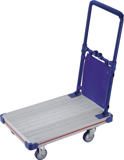 "Aluminium duwwagen met laadbak 630 x 400 mm, draagvermogen 150 kg image"