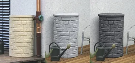 "Rain storage tank ARCADO 230 l, color granite image"