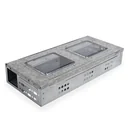 Rat trap multiple catch system, galvanized with window