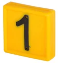 Number block 1 for marking tapes