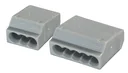Plug-in terminals, 100 pieces, 5 x 1.0 - 2.5 mm², grey