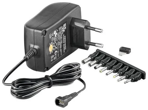 "Switching power supply 2250mA/ 3 to 12 V selectable, stabilized image"
