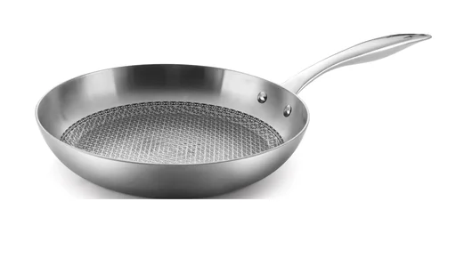 "XXL stainless steel hybrid high-rim pan 24 cm - Ceraflon Elite Quantum high-rim pan image"