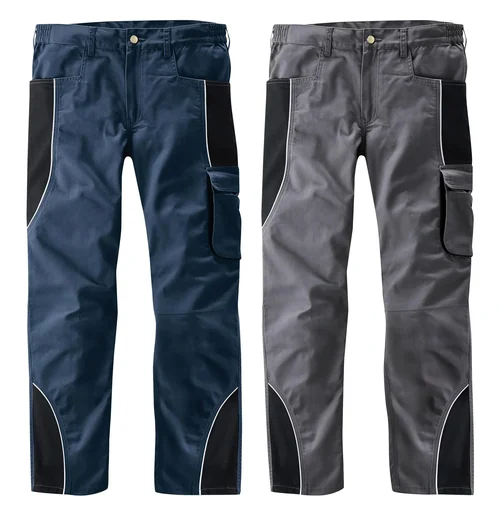 "Trousers with reflective piping, color anthracite/black, size 56 image"