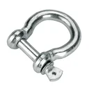 Curved shackle, 5/16" with 8 mm bolt diameter