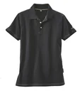 Polo shirt with print, color black, size L