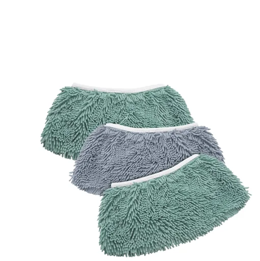 "Chenille broom covers, 3 pieces, assorted colors image"