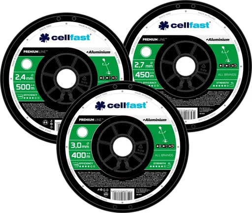 "PREMIUM mowing lines on spool 3.0 mm x 400 m round image"