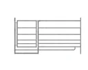 Sheep panel 1.83 meters with gate