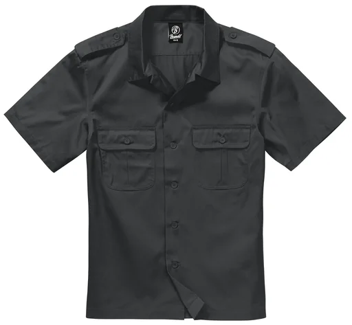 "US shirt, short sleeve, color black, size 6XL image"