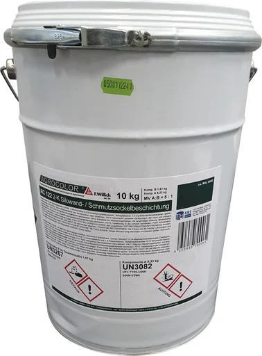 "Silo wall & dirt base coating 2 in 1, grey image"