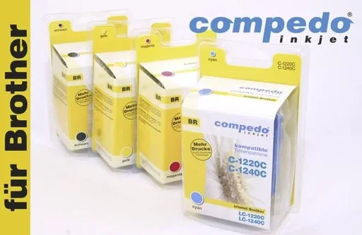 "Printer cartridge for Brother LC1220/LC1240 Multipack - 3-pack Cyan, Magenta, Yellow image"