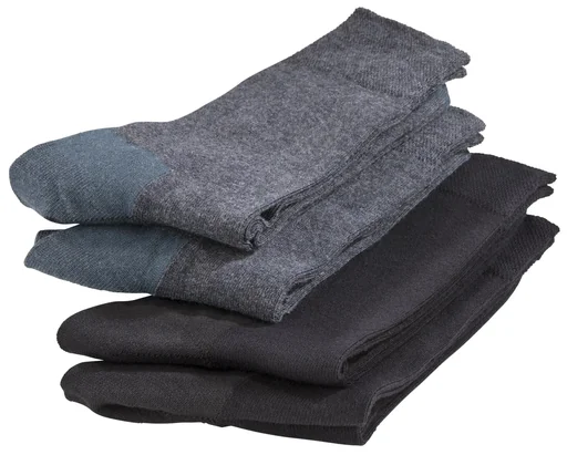"Classic socks, pack of 2, color black, size 43/46 image"