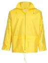 PU rain jacket Profi, yellow, size M