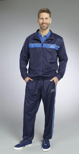 "3-piece leisure suit, color navy-royal blue, size 2XL image"